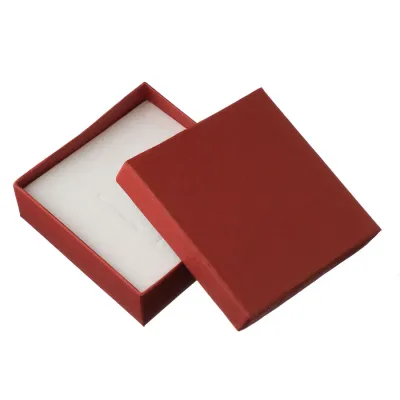 Papierová krabička 80x80x28mm - červená
