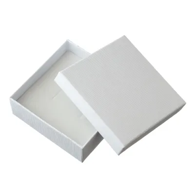 Papierová krabička 80x80x28mm - biela