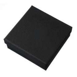 Papierová krabička 80x80x28mm - čierna