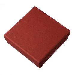 Papierová krabička 80x80x28mm - červená