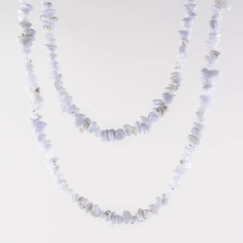 Sekaný náhrdelík - chalcedón