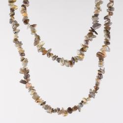 Sekaný náhrdelík - achát botswana