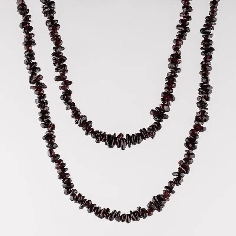 Sekaný náhrdelík - granát