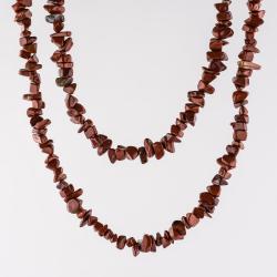 Sekaný náhrdelík - jaspis červený