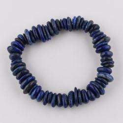 Diskový náramok - lapis lazuli