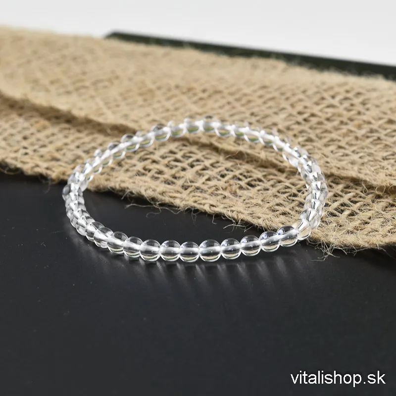 Guličkový náramok - Krištáľ