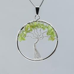 Prívesok strom života - olivín