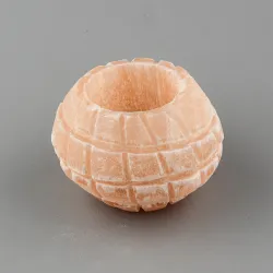 Selenit - svietnik oranžový mini