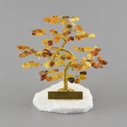 Stromček šťastia R4 bonsai - jantár