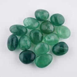 Tromlovaný kameň - fluorit zelený
