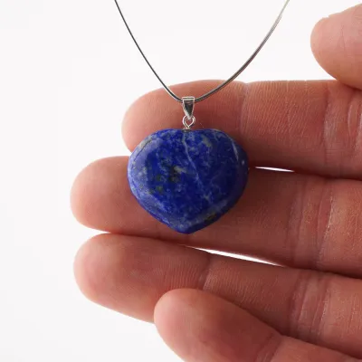 Originálny prívesok Lapis lazuli srdce