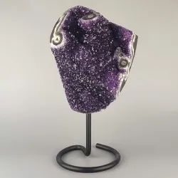 Ametystová drúza na stojane